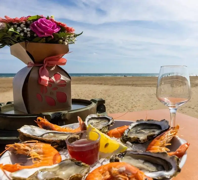 Photo terrasse vue mer